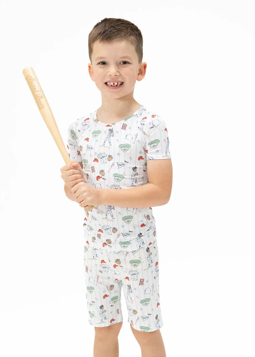 2-Piece S/S Pajama Set - Home Run Baseball - Image 2