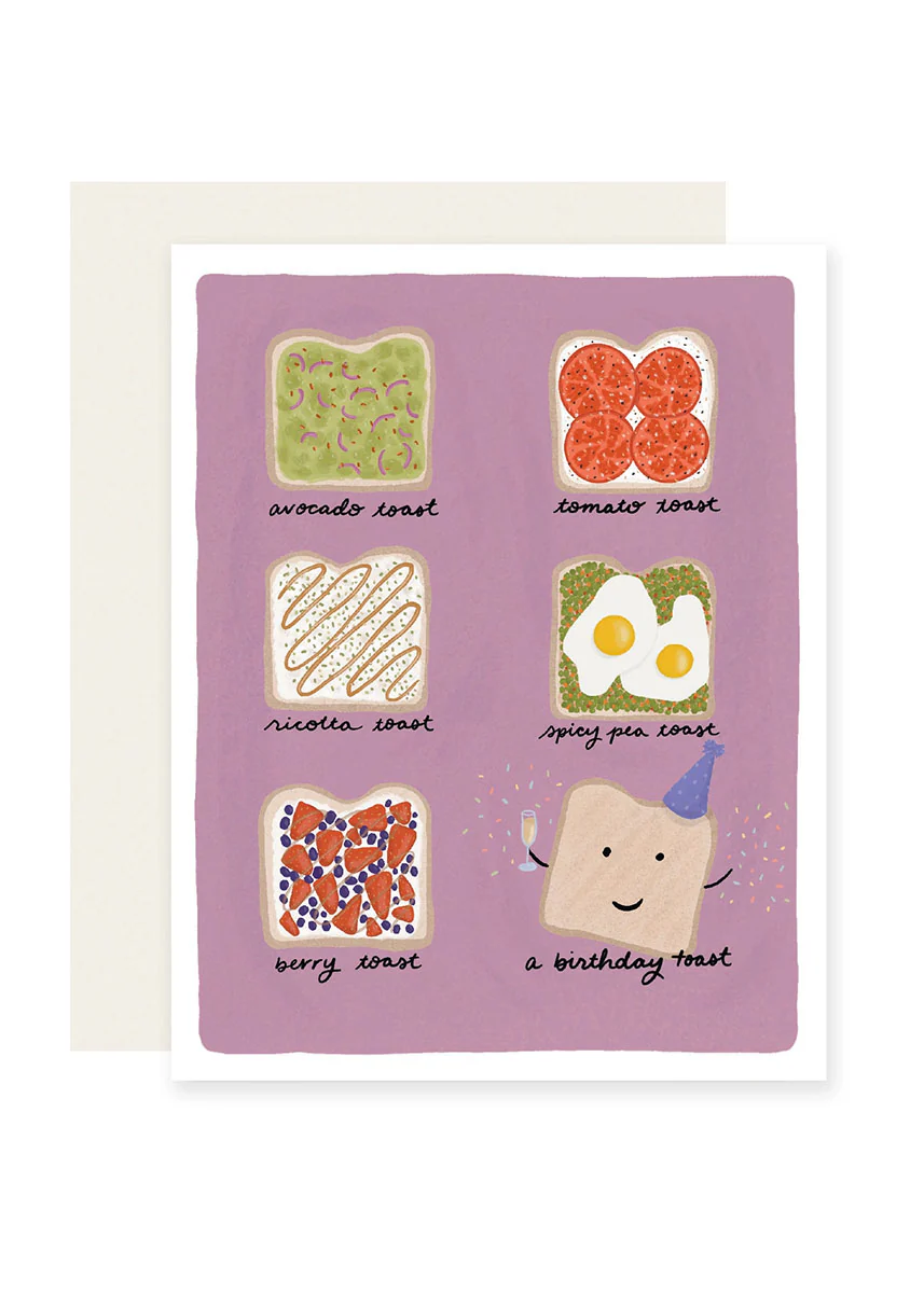All The Toasts Birthday Card