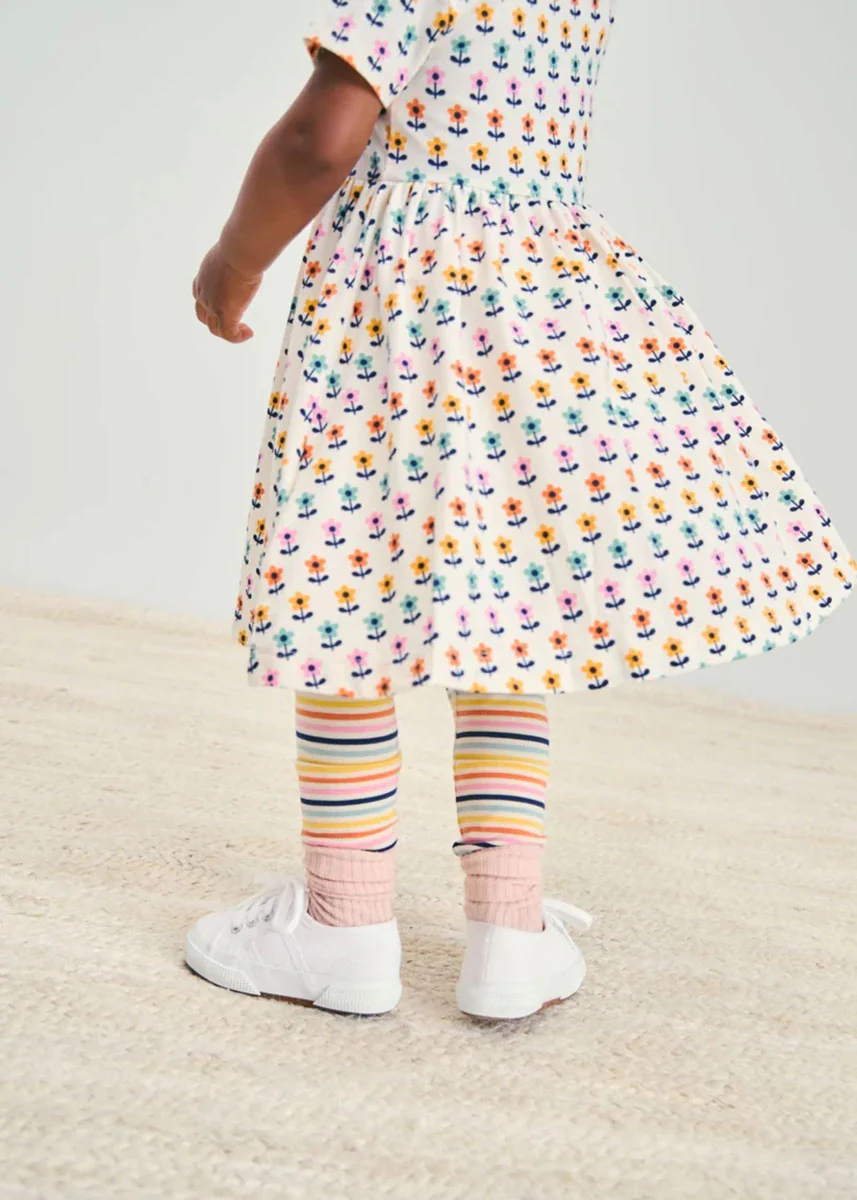 Baby Layette Wiggle Pants In HannaSoft™ - Multi Stripe - Image 2