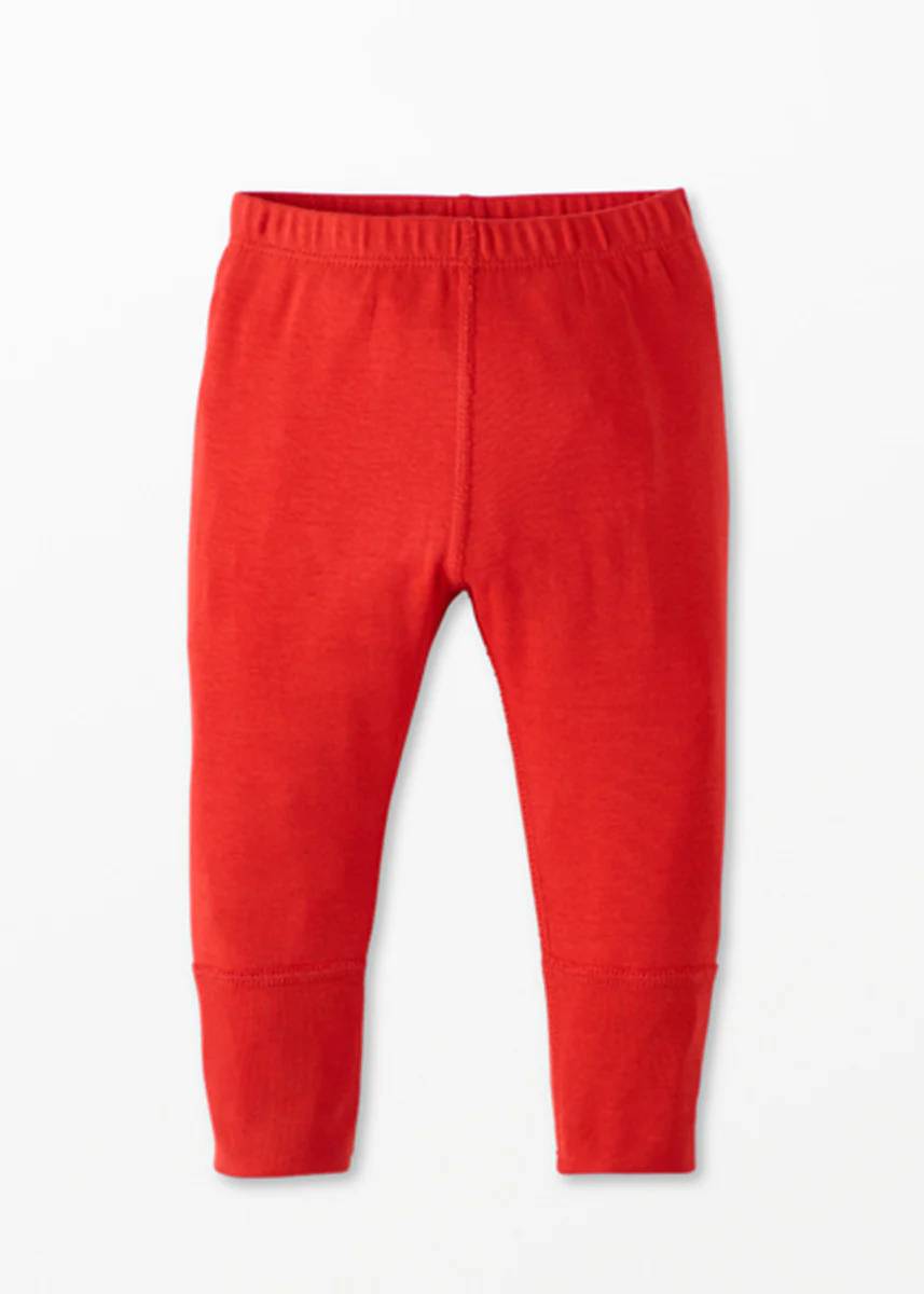 Baby Layette Wiggle Pants - Poppy