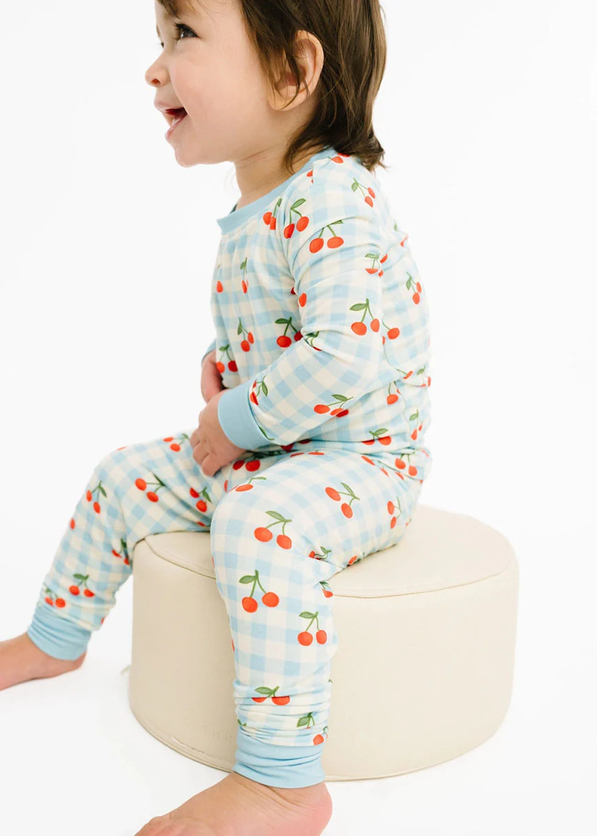 Bamboo Two-Piece Jammies Set - Cherry Picnic - Image 3