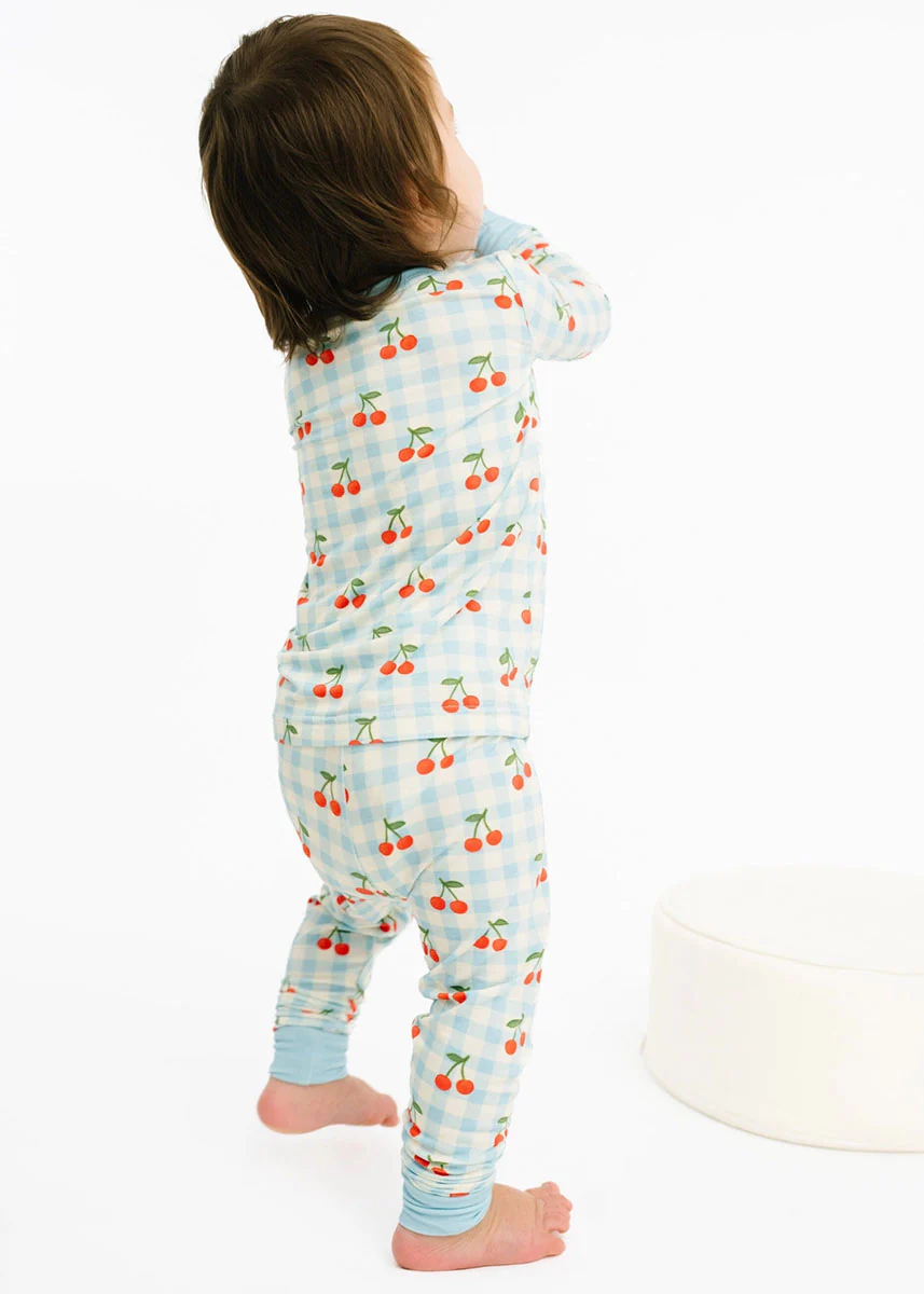 Bamboo Two-Piece Jammies Set - Cherry Picnic - Image 4