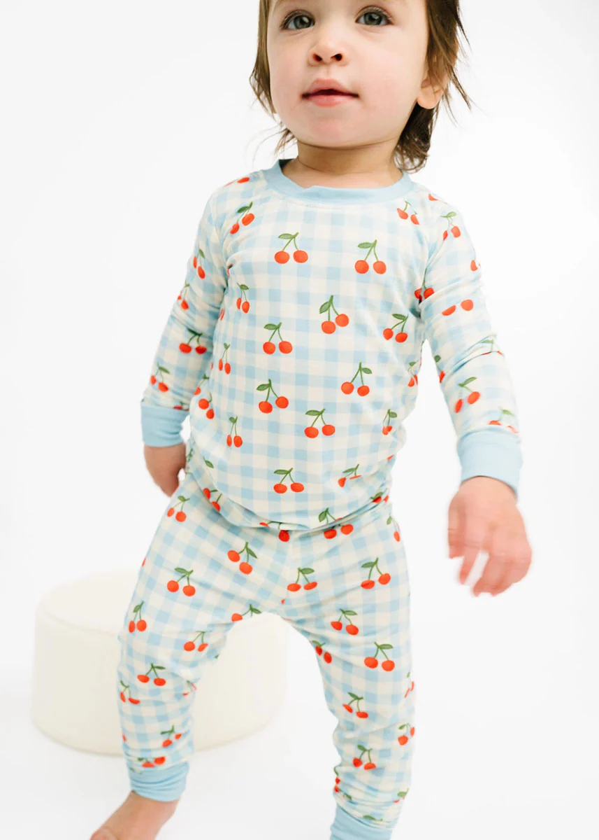 Bamboo Two-Piece Jammies Set - Cherry Picnic - Image 5