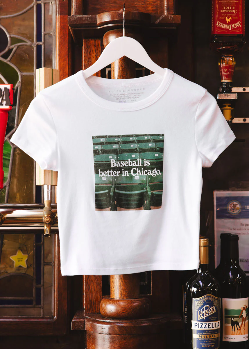 Baseball Is Better In Chicago Baby Tee - Image 4