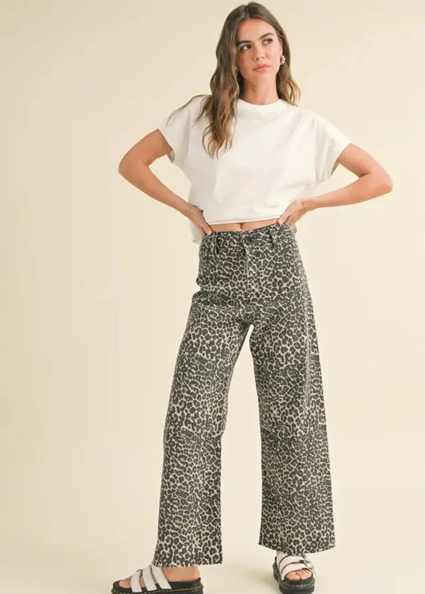 Bernadette Leopard Print Pants - Image 3