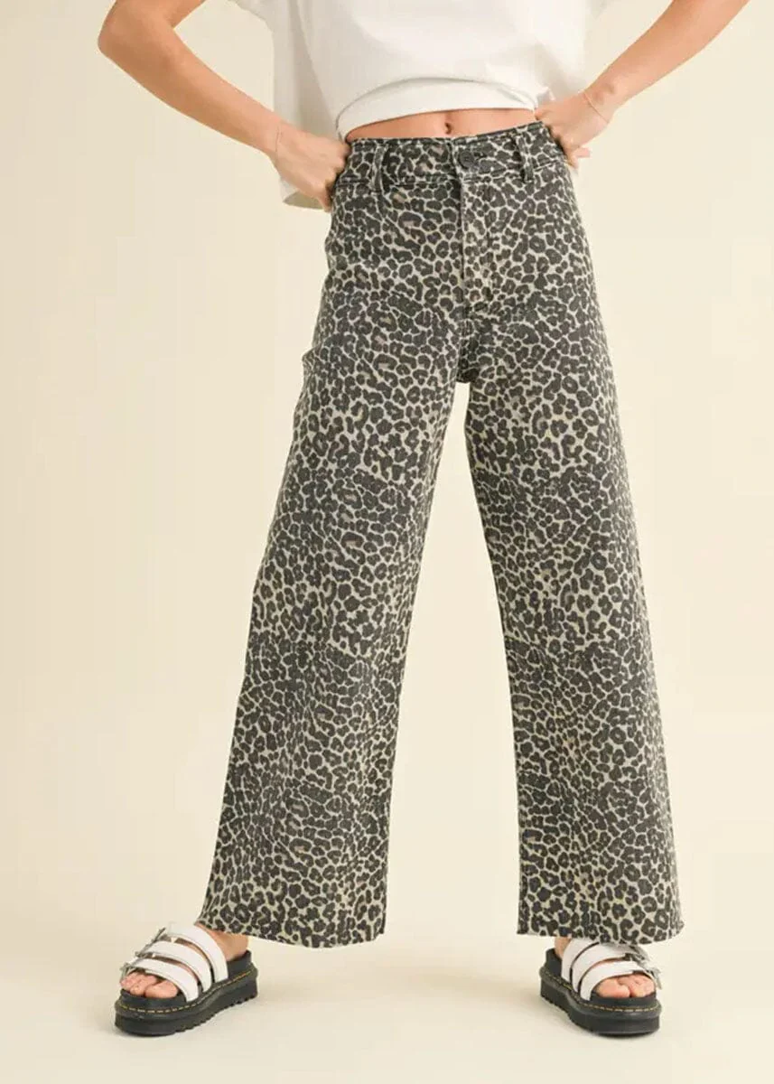 Bernadette Leopard Print Pants - Image 4