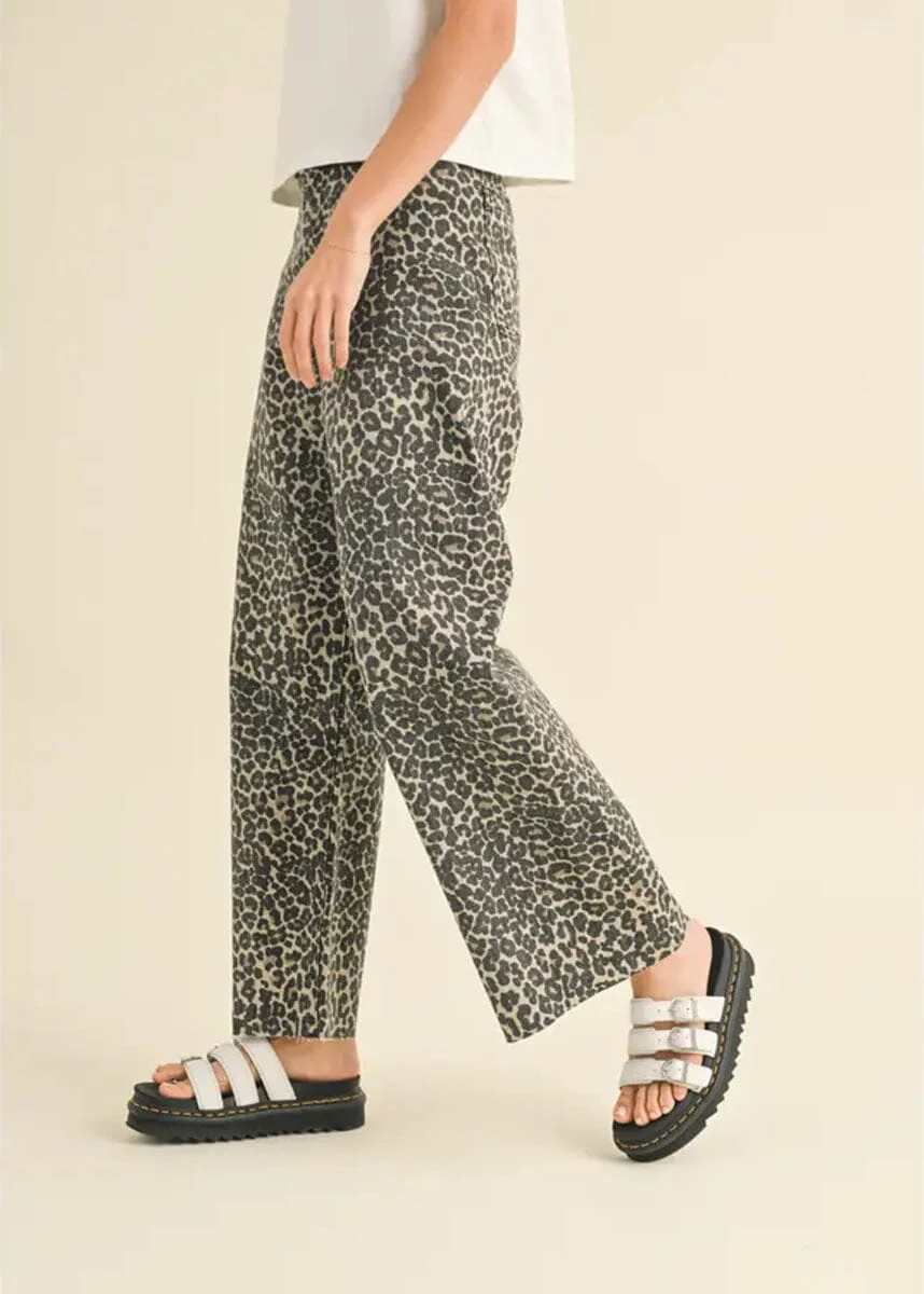 Bernadette Leopard Print Pants - Image 5