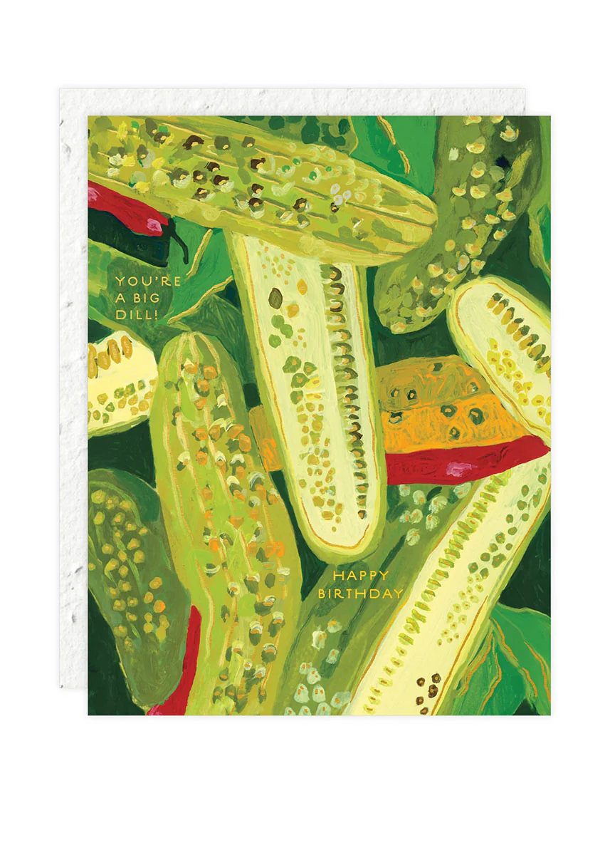 Big Dill Pickles Birthday Card