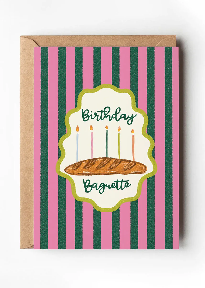 Birthday Baguette Card