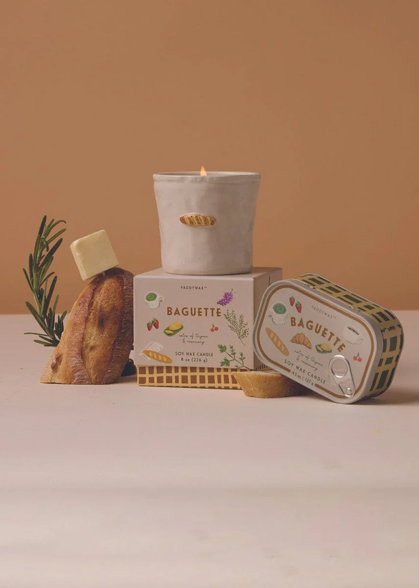 Bistro Baguette Ceramic Candle - Rosemary Thyme - 8oz. - Image 2