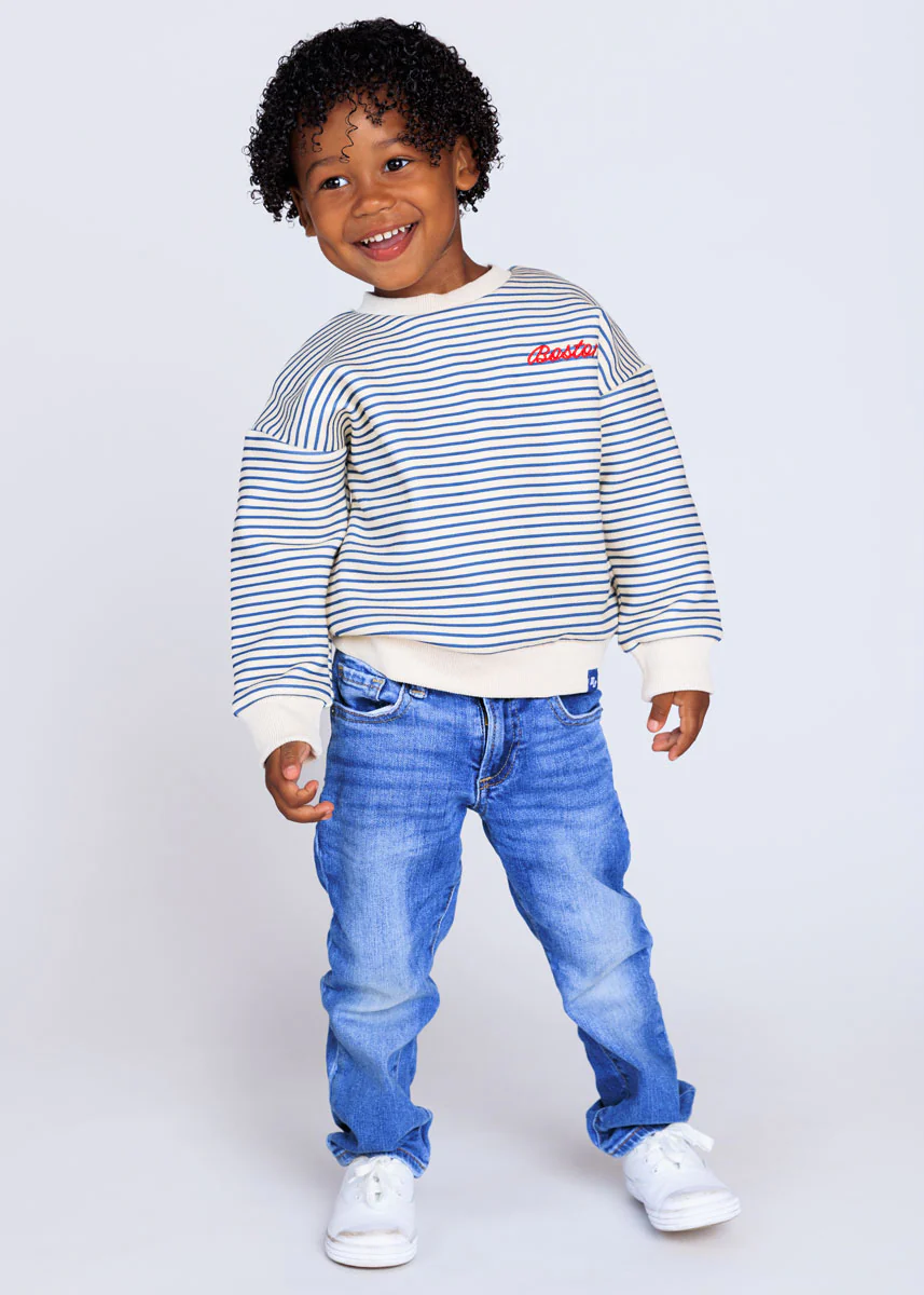 Boston Striped Patch Sweatshirt - Image 4