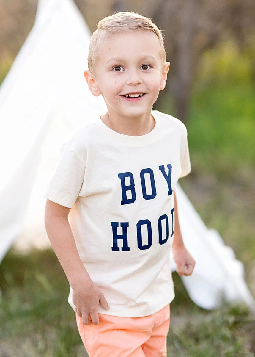 Boy Hood Toddler Tee - Natural - Image 2