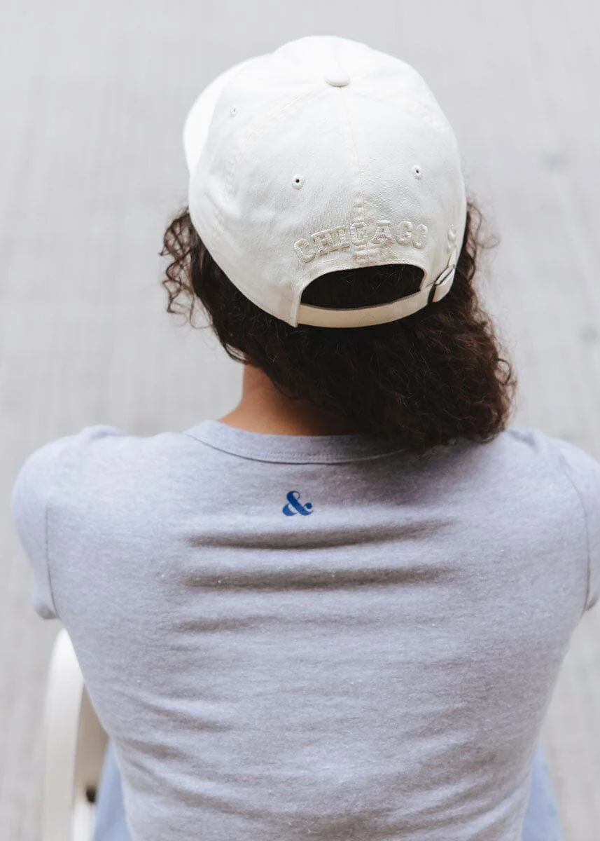 C Is For Chicago Dad Hat - Ivory - Image 3
