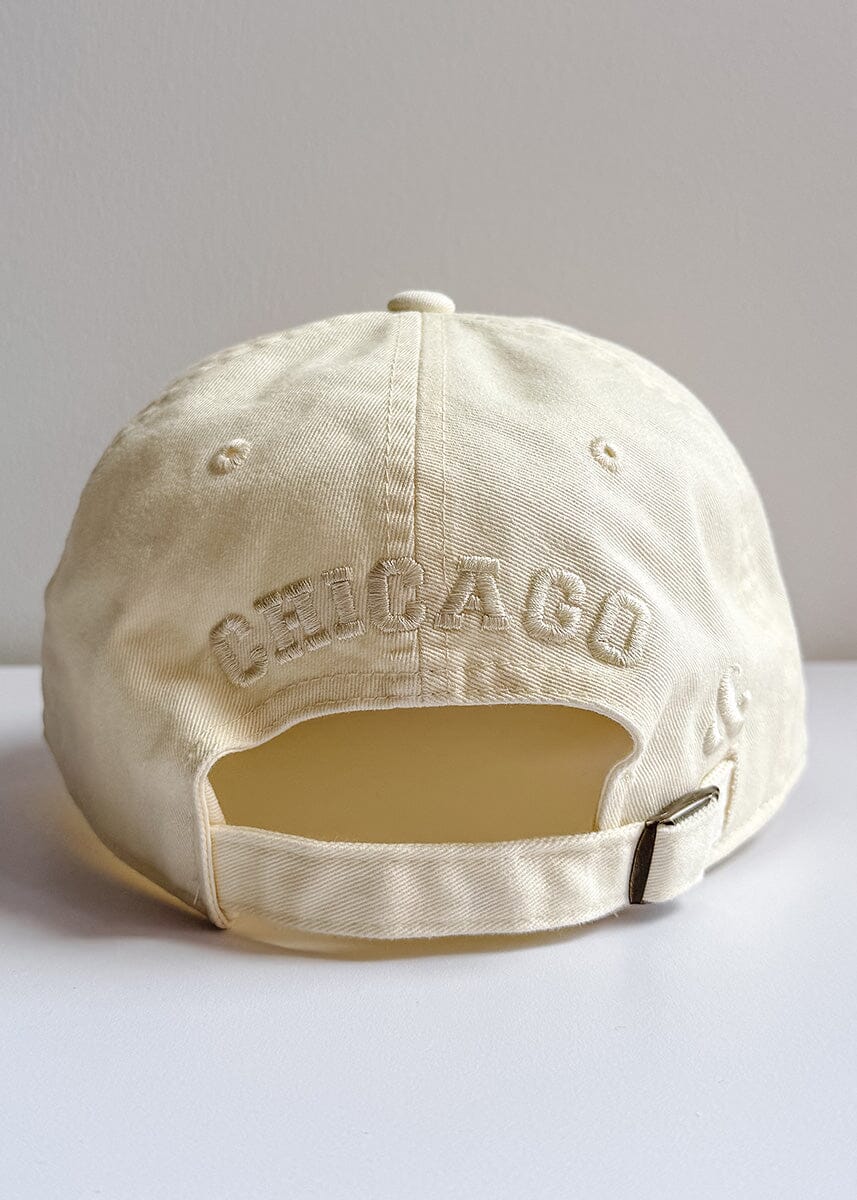 C Is For Chicago Dad Hat - Ivory - Image 6