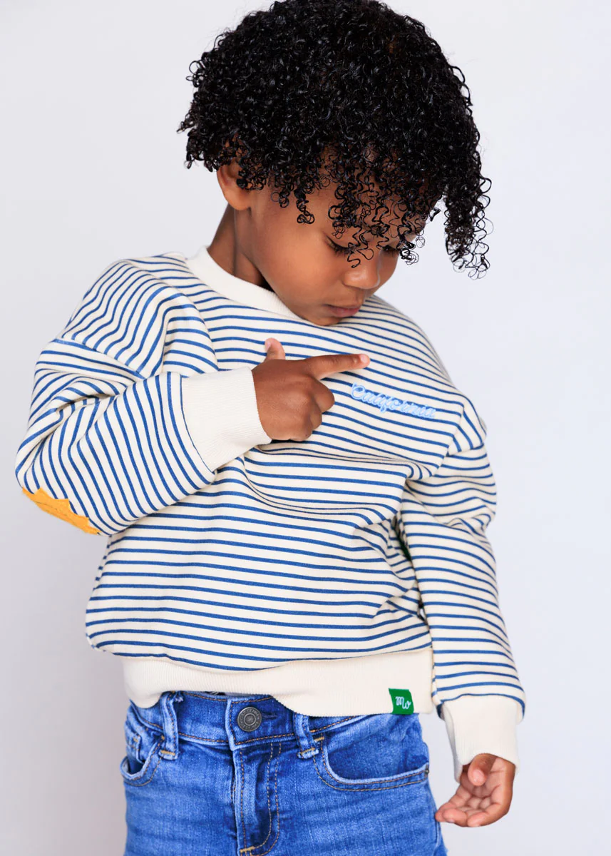 California Striped Patch Sweatshirt - Image 4
