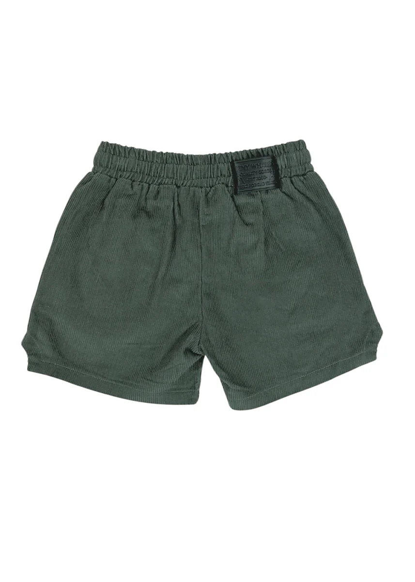 Camp Retro Cord Dad Shorts - Pine - Image 2
