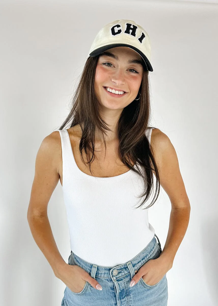 Chi 2-Tone Baseball Cap - Black - Image 6
