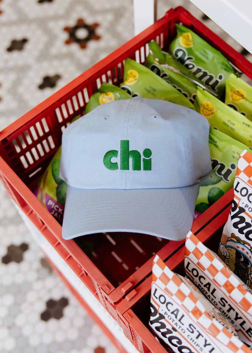 Chi Dad Hat - Blue & Green - Image 6