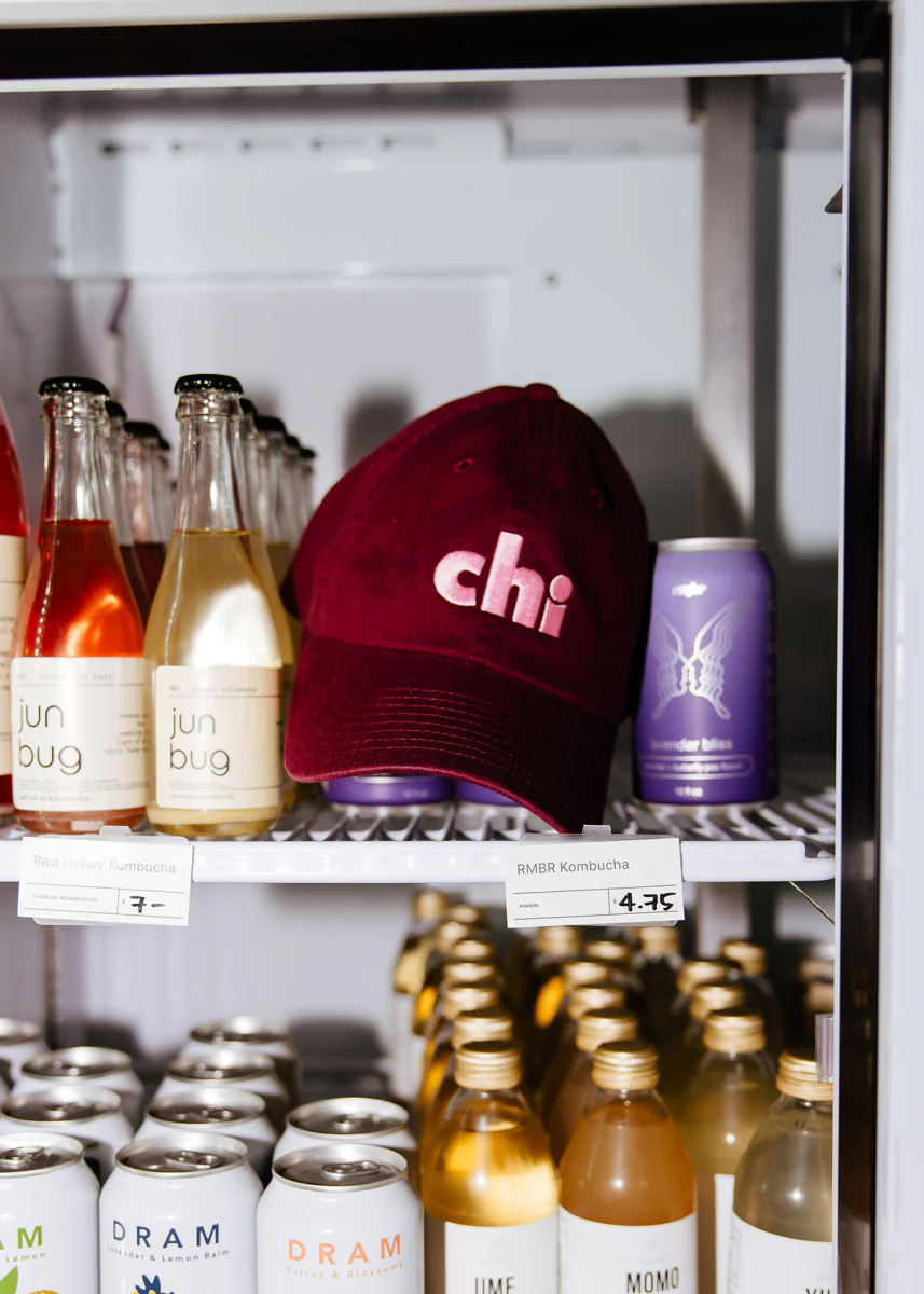Chi Dad Hat - Burgundy & Pink - Image 7