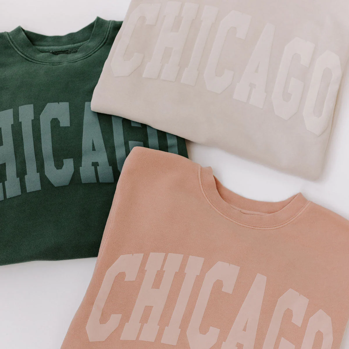 Chicago Collegiate Puff Sweatshirt - Alpine - Image 7