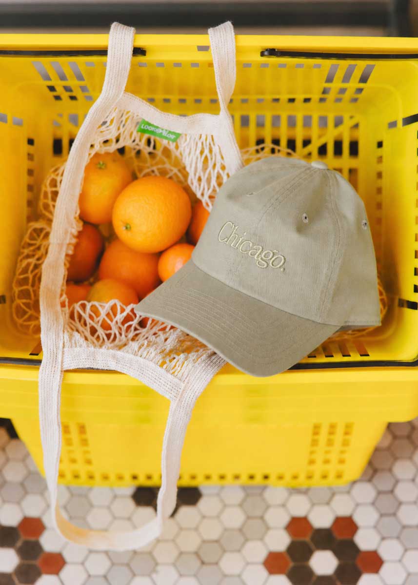 Chicago. Dad Hat - Sage - Image 3