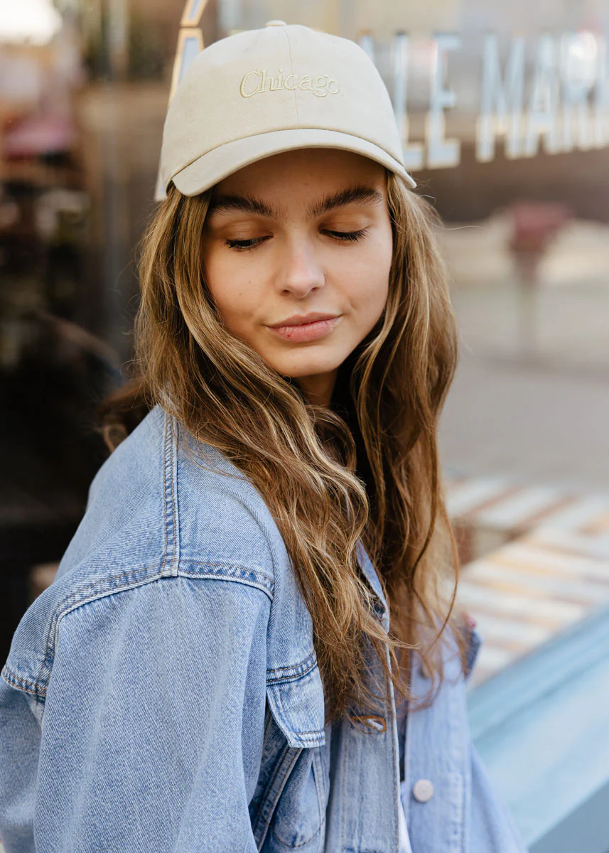 Chicago. Dad Hat - Sage - Image 6
