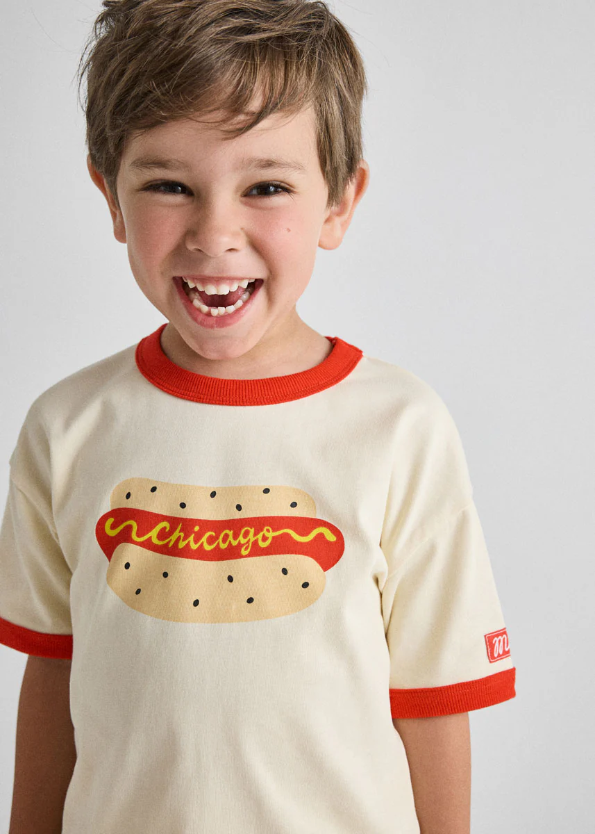 Chicago Dog Oversized Ringer Tee - Image 3