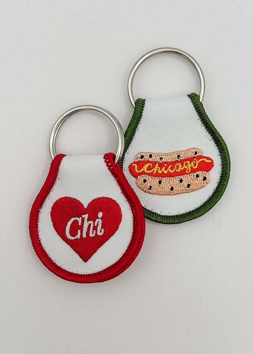 Chicago Dog Patch Keychain - Image 3