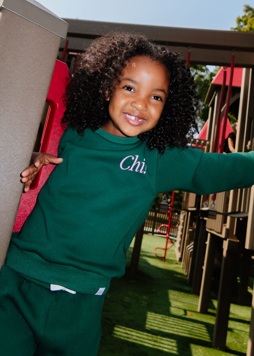 Chicago Forever! Sweatsuit Set - Forest Green - Image 4