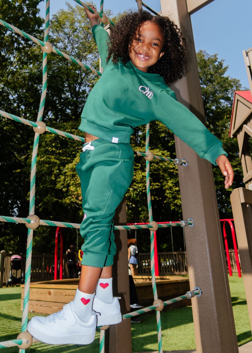 Chicago Forever! Sweatsuit Set - Forest Green - Image 5