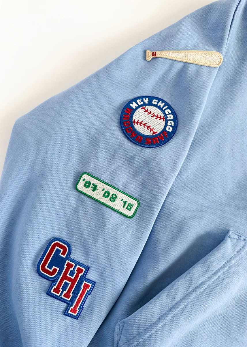 Chicago Game Day Patch Hoodie - Blue - Image 10