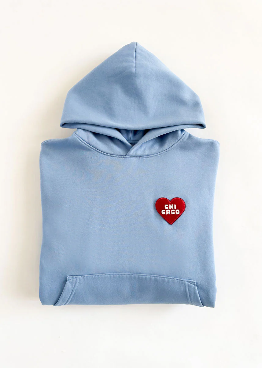 Chicago Game Day Patch Hoodie - Blue - Image 11