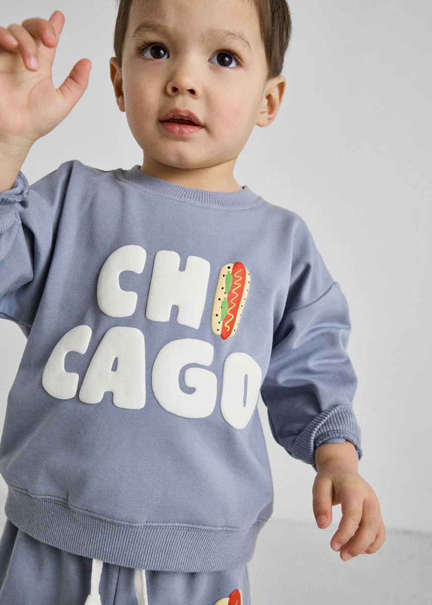 Chicago Hot Dog Terry Oversized Sweatsuit Set - Image 7