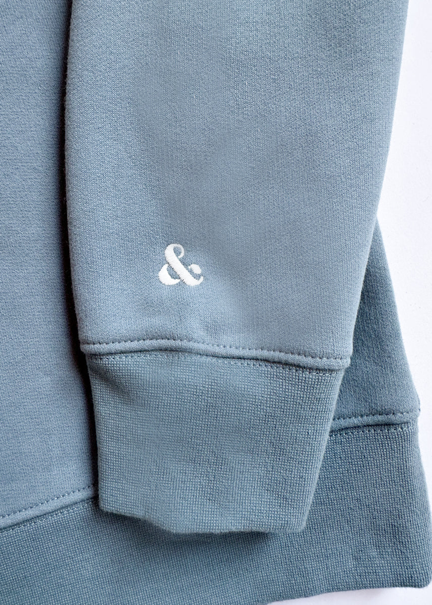 Chicago Oversized Rugby Sweatshirt - Light Blue - Image 10