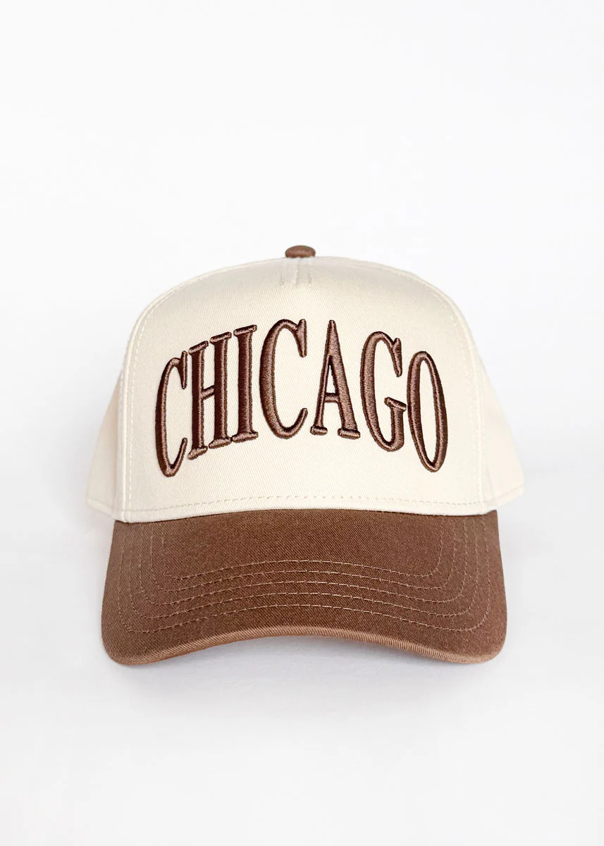 Chicago Puff Baseball Cap - Espresso