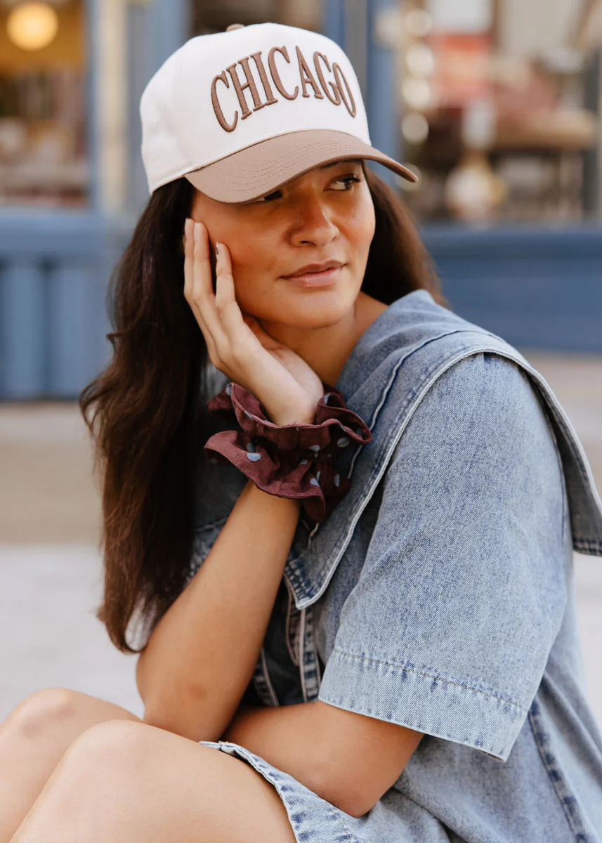 Chicago Puff Baseball Cap - Espresso - Image 7