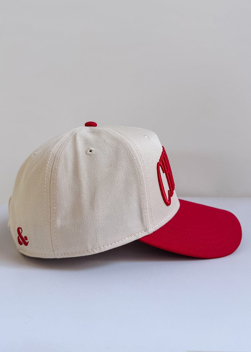 Chicago Puff Baseball Cap - Red - Image 3