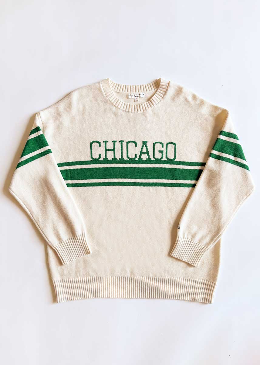 Chicago Stripe Stack Oversized Sweater - Image 2