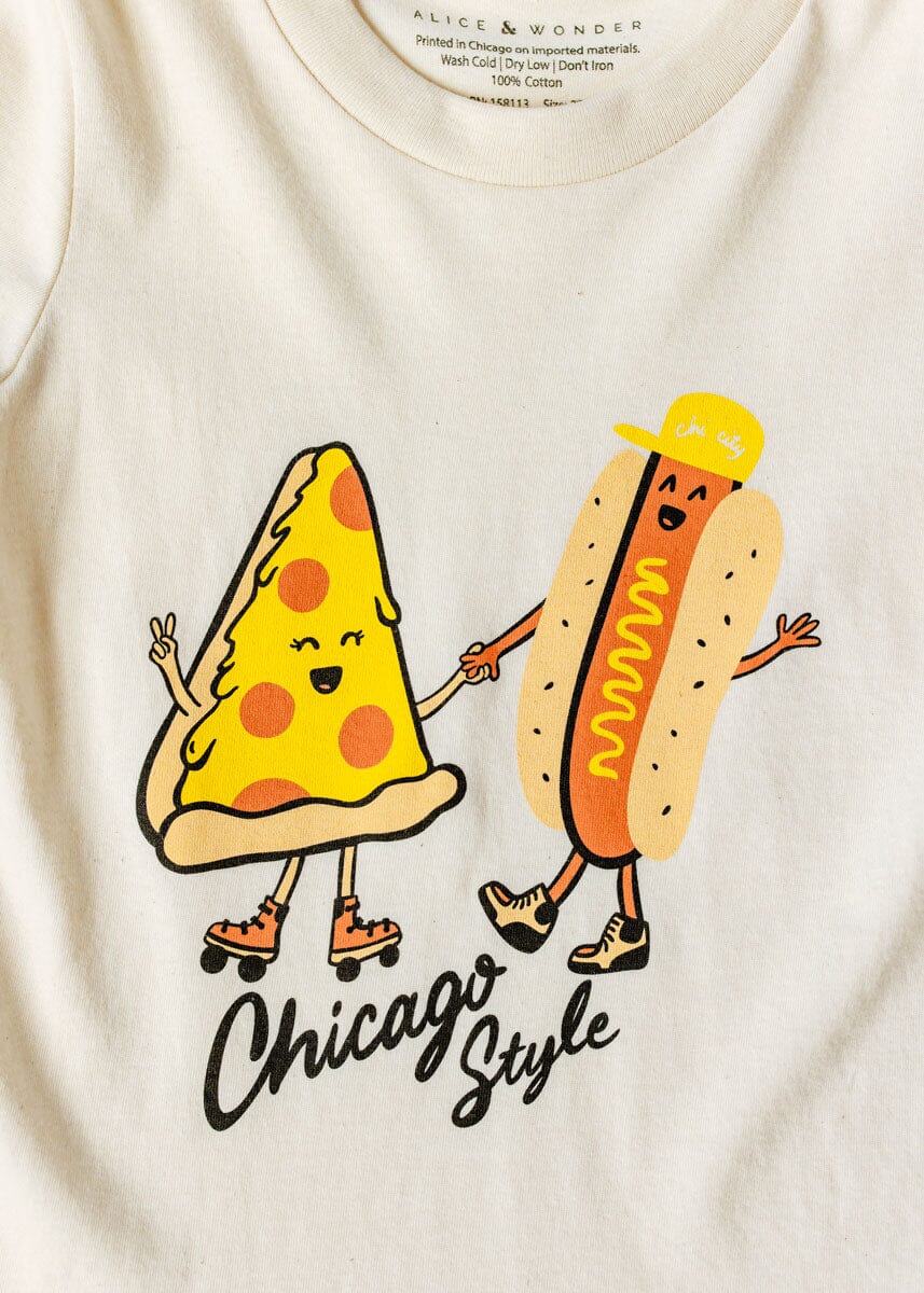 Chicago Style Toddler Tee - Natural - Image 5