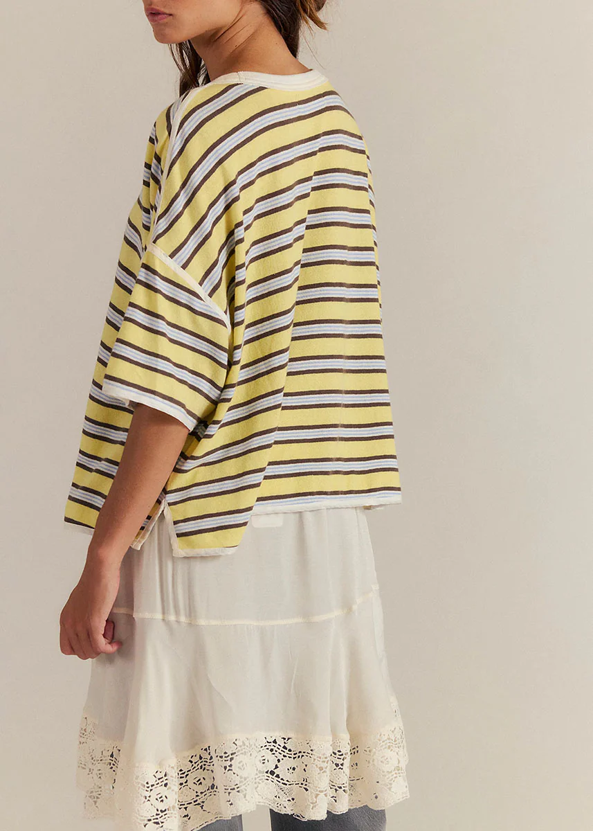 Clean Rugby Tee - Yellow Combo - Image 2