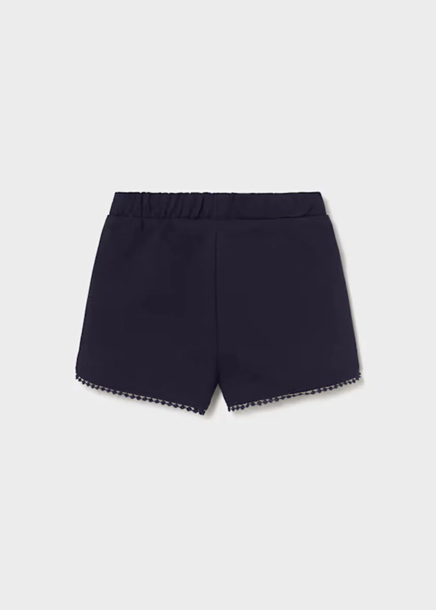 Cora Chenille Shorts - Navy Blue - Image 2
