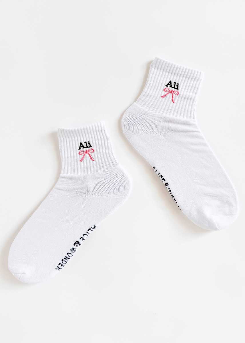 Custom Embroidered Crew Sock - Image 3