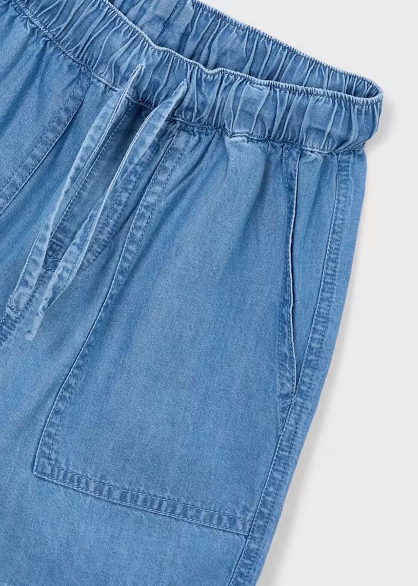 Declan Denim Bermuda Short - Medium Wash - Image 5