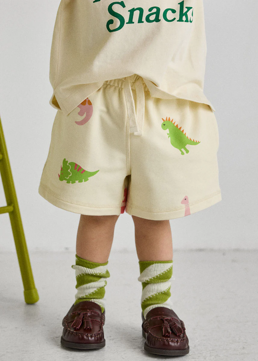 Dinosaur Terry Oversized Sweatshort Set - Image 4