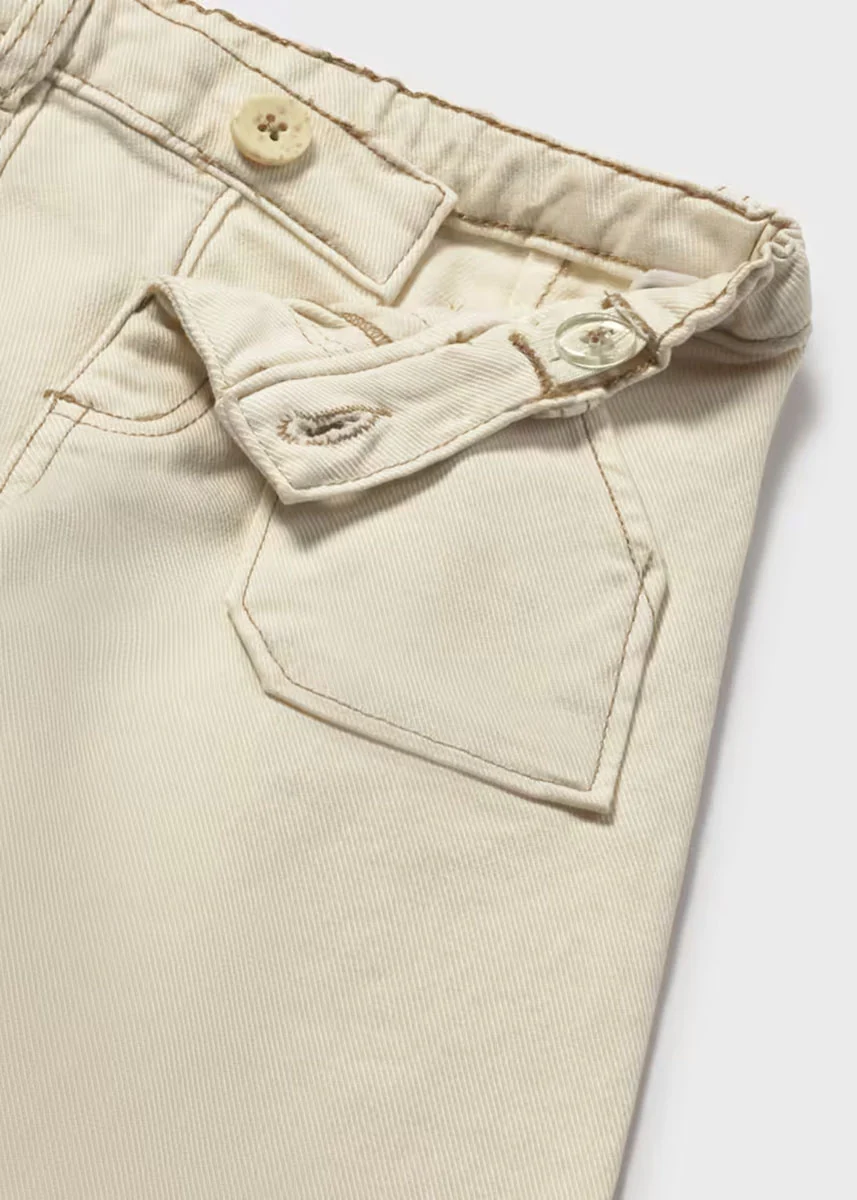 Evie Twill Trousers - Chickpea - Image 3