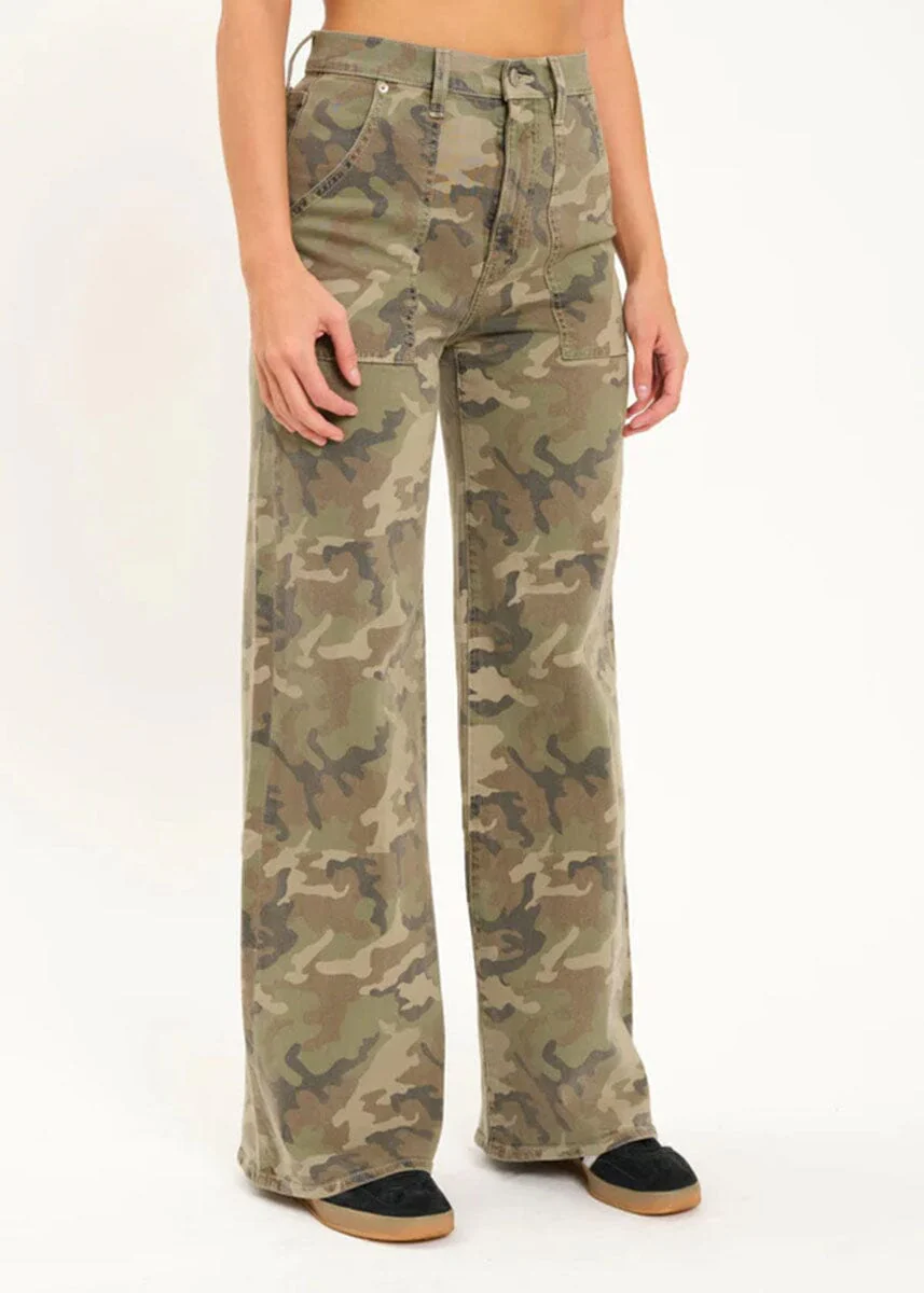 Far Out Patch Pocket High-Rise Wide Leg - Hideaway - Image 5