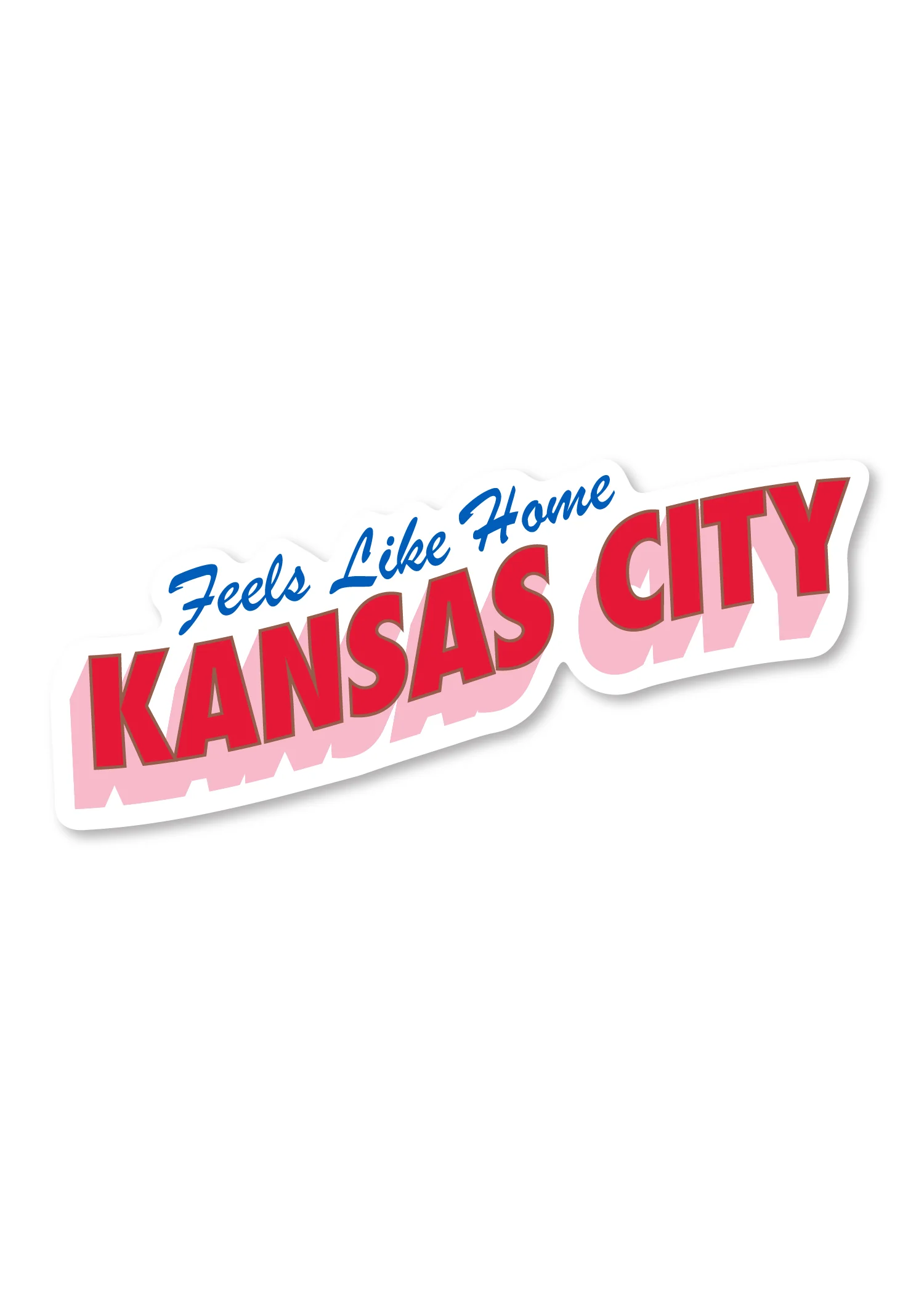 Feels Like Home Sticker - Kansas City