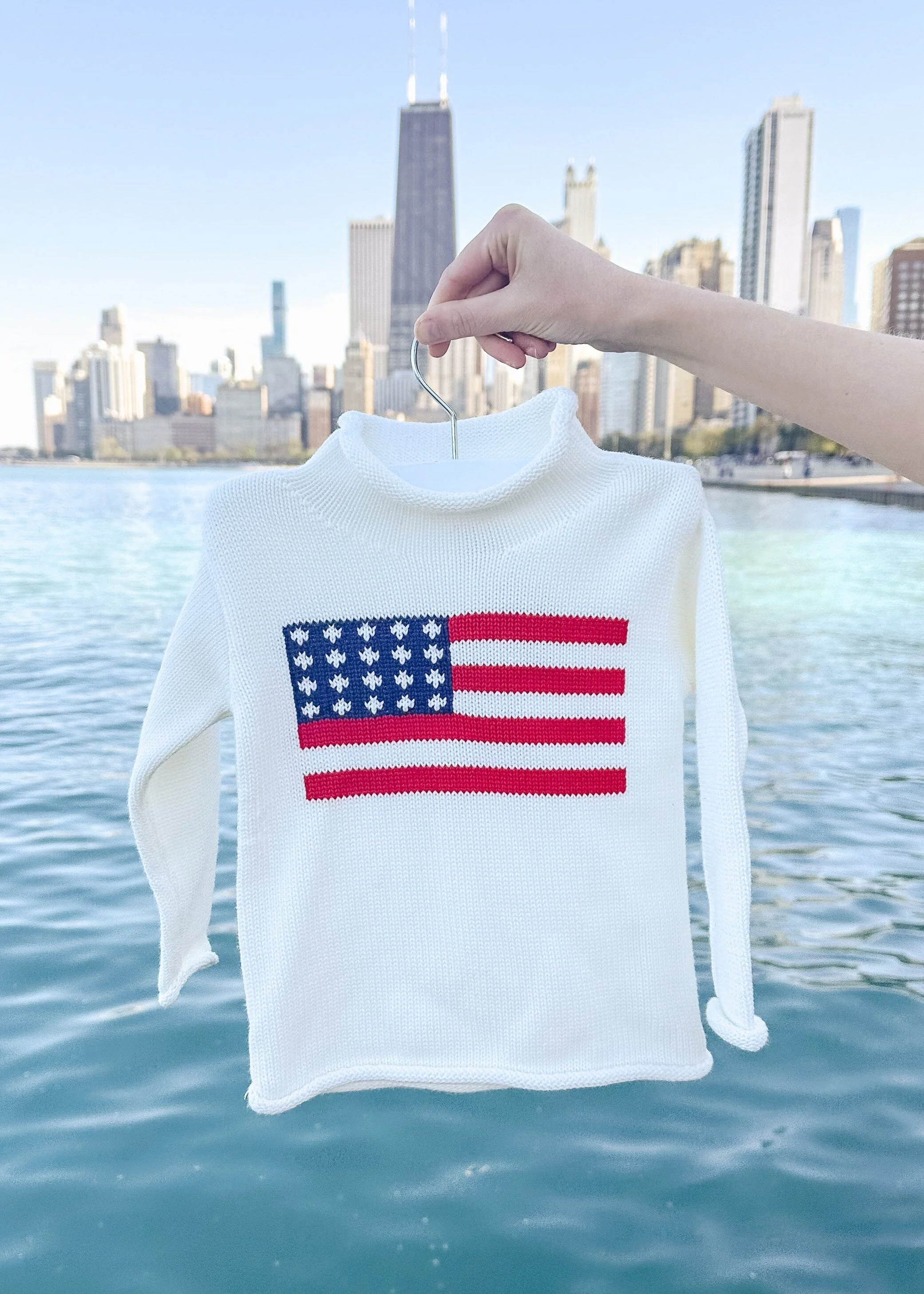 Flag Rollneck Sweater