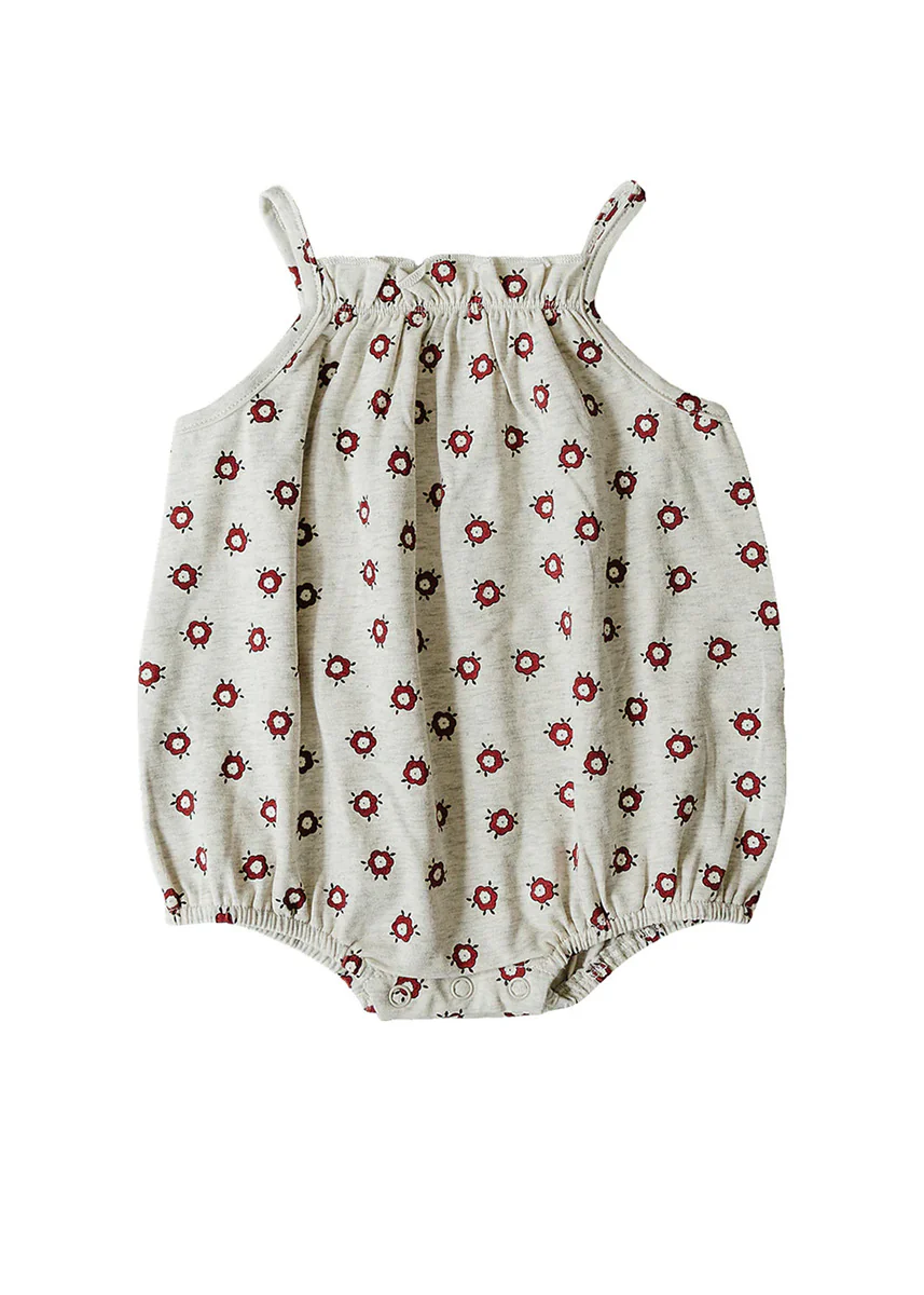 Floral Tank Bubble Romper