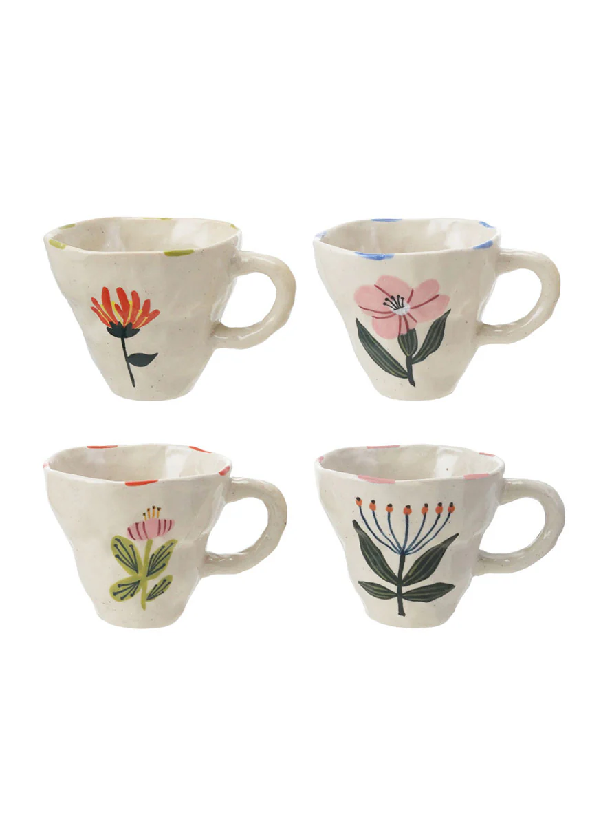 Flower Painted Mug